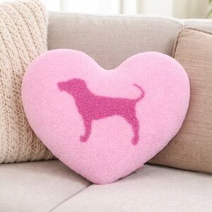 Victoria’s Secret Pink Heart Dog throw Pillow